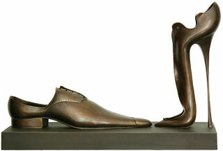 Skulpturengruppe "A Deux", Version in Bronze