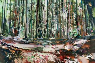Bild "Wald for ever ..." (2019) (Unikat) von Gisela Krohn
