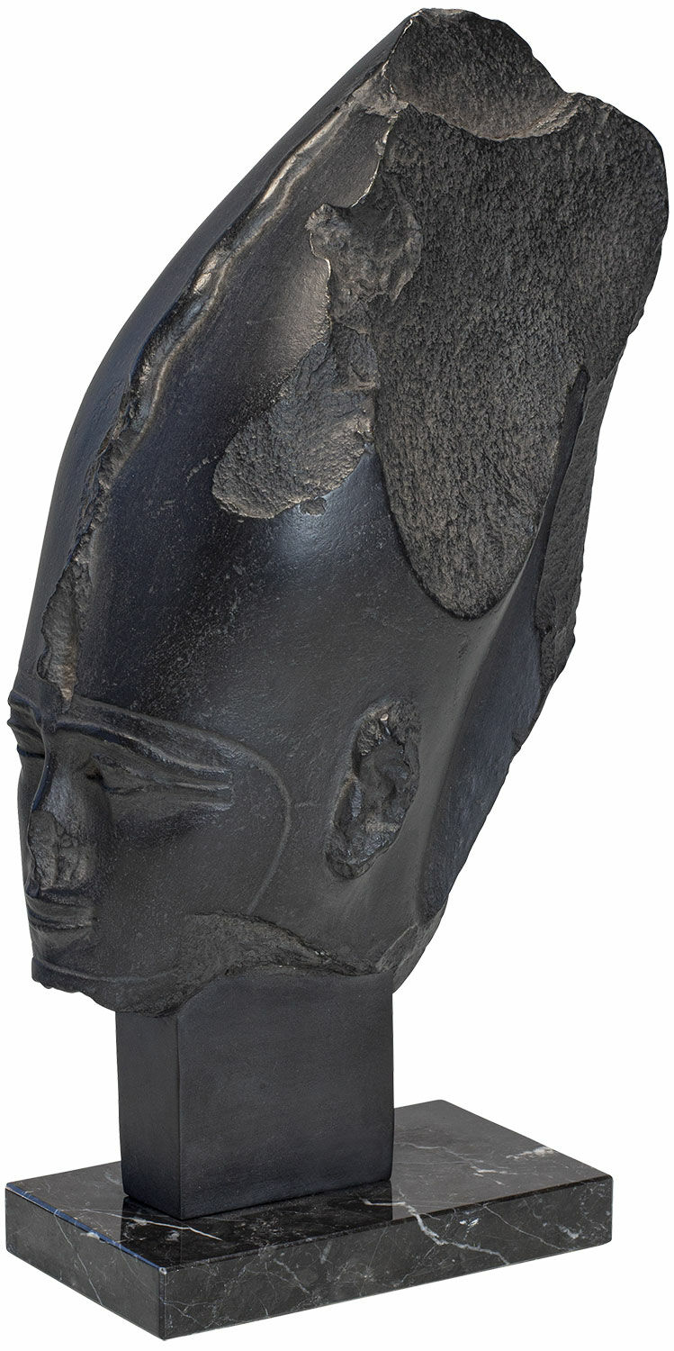 Skulptur "Kopf des Osiris", Kunstguss