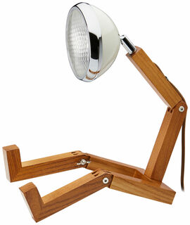 Flexible LED-Tischlampe "Mr. Wattson", weiße Version