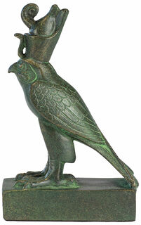 Skulptur "Horusfalke", Kunstguss