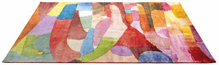 Teppich "Bewegung der gewölbten Kammern" (230 x 160 cm) von Paul Klee