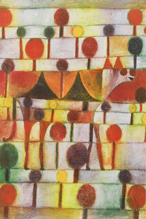 Bild "Kamel in rhythmischer Baumlandschaft" (1920) von Paul Klee