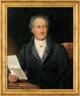 Bild "Goethe" (1828), gerahmt