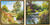 2 Bilder "Plaine de Grimaud" + "A Giverny le Jardin de Monet" im Set, gerahmt
