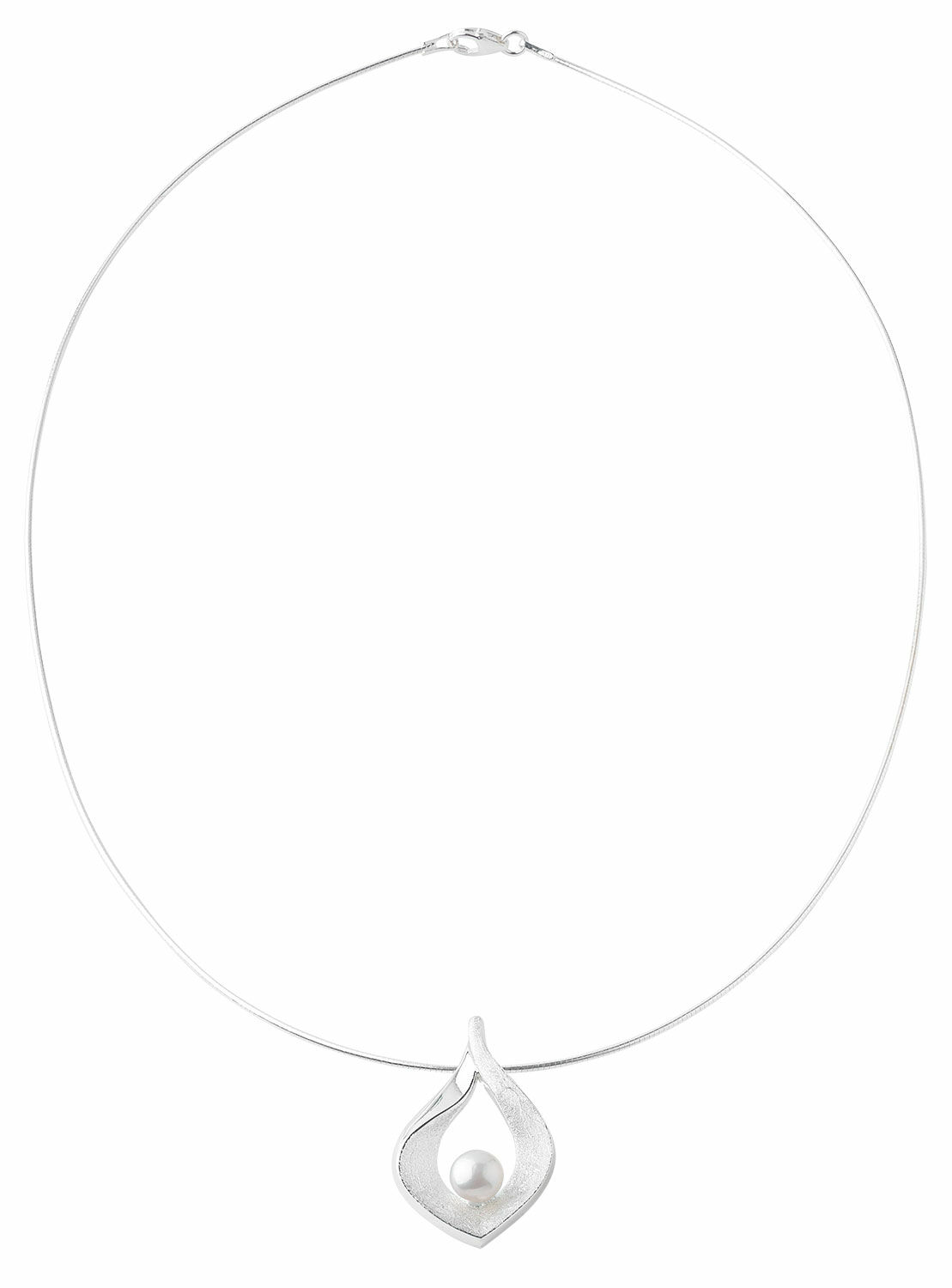 Collier "Drop of Silver" mit Perle