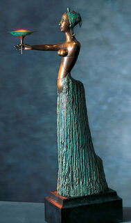 Großskulptur "Daphne", Bronze von Paul Wunderlich