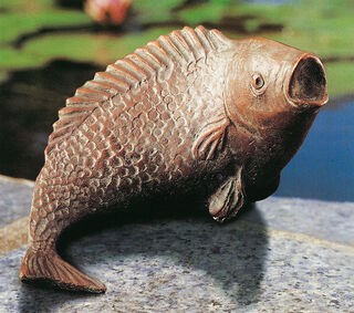 Gartenskulptur "Fisch", Bronze von Martin Schliessler