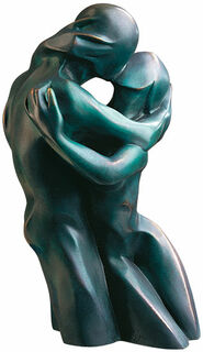Skulptur "Der Kuss", Version in Bronze von Bernard Kapfer
