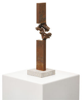 Skulptur "Drehung I (Rost)" (2022) (Unikat)