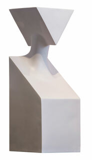 Skulptur "The Muses Thalia", Version in Kunstguss weiß von Renaat Ramon