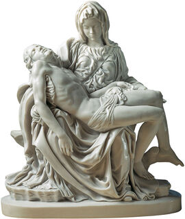 Skulptur "Pietà" (1489-99), Reduktion in Kunstmarmor