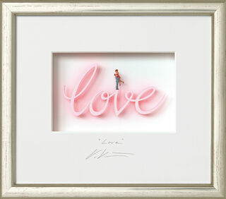 3D-Bild "Love", gerahmt