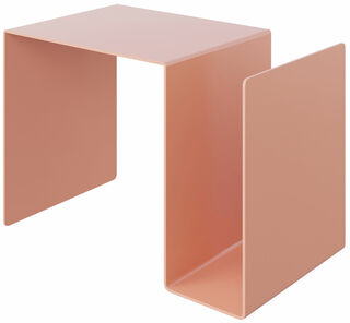 Multifunktionaler Beistelltisch "HUK", rosafarbene Version