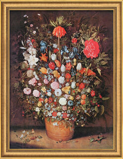 Bild "Blumenstrauß" (um 1607), gerahmt