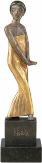 Skulptur "Java-Tänzerin" (1913/14), Bronze teilvergoldet