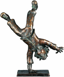 Skulptur "Radschläger", Bronze