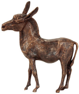 Skulptur "Esel", Reduktion in Bronze