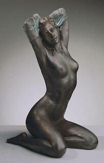 Skulptur "Nudo - Akt" (1993), Version in Kunstmarmor bronziert