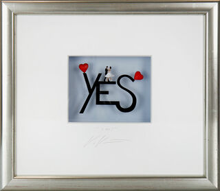 3D-Bild "Yes, I do!", gerahmt von Volker Kühn