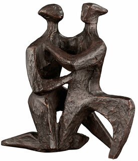 Skulptur "Das Bekenntnis der Liebe", Bronze von Sepp Mastaller