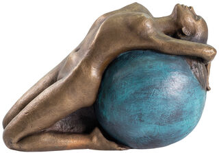 Skulptur "Loslassen", Bronze
