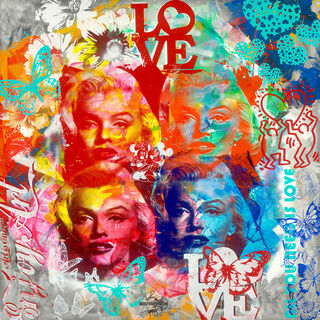 Bild "Love" (2019) (Original / Unikat) von Peter Wolframm