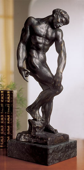 Skulptur "Adam oder der große Schatten" (1880), Version in Kunstbronze von Auguste Rodin