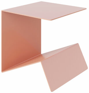 Multifunktionaler Beistelltisch "BUK", rosafarbene Version