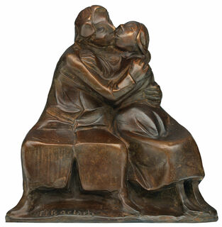 Skulptur "Kussgruppe I" (1921), Bronze