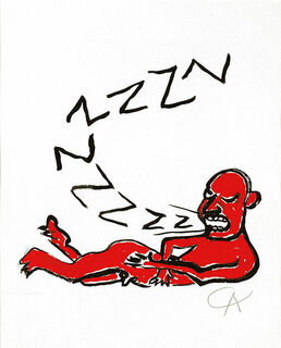 Bild "La Lettera Z", ungerahmt von Alexander Calder