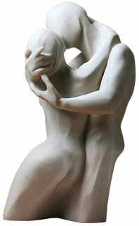 Skulptur "Der Kuss", Version in Kunstmarmor