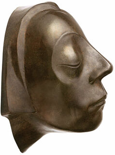 Wandobjekt "Kopf des Güstrower Ehrenmals", Reduktion in Bronze