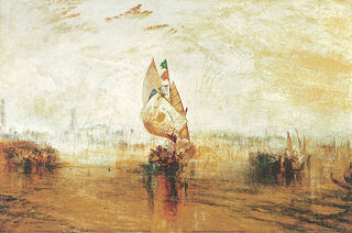 Bild "Die Sonne von Venedig" (1843), auf Keilrahmen