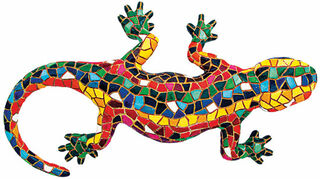 Mosaikfigur "El Gecko"
