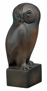 Skulptur "Große Eule" (1927-1930), Kunstguss von Francois Pompon