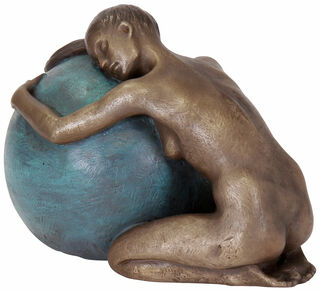 Skulptur "Umarmung", Bronze von Sorina von Keyserling
