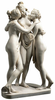 Skulptur "Drei Grazien" (1813-1816), Reduktion in Kunstmarmor