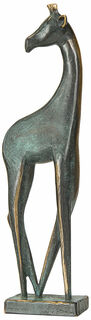 Skulptur "Giraffe", Bronze von Raimund Schmelter