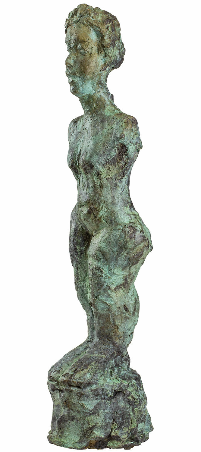 Skulptur "Kleine Aktfigur", Bronze von Karl Manfred Rennertz